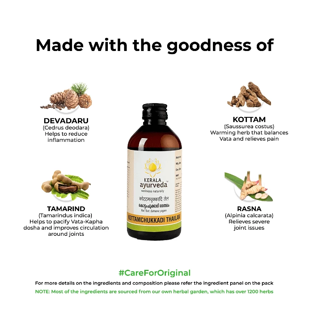 Kerala Ayurveda Kottamchukkadi Thailam, 200 ml-3.webp